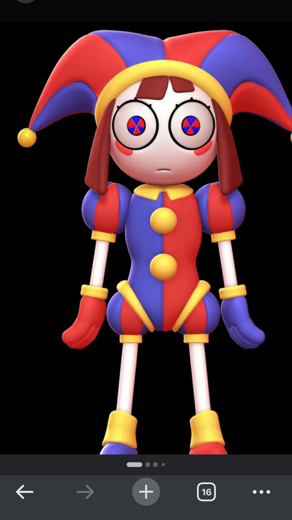 ai character: Pomni background