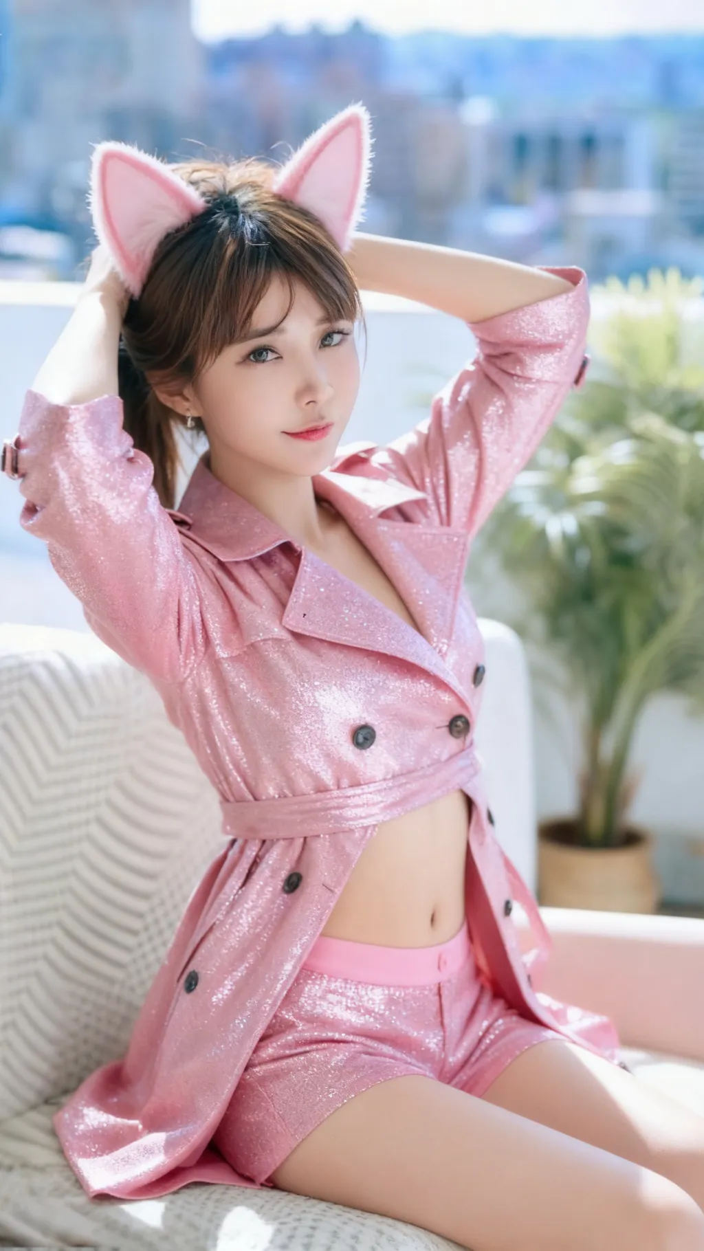 ai character: Maneka  background