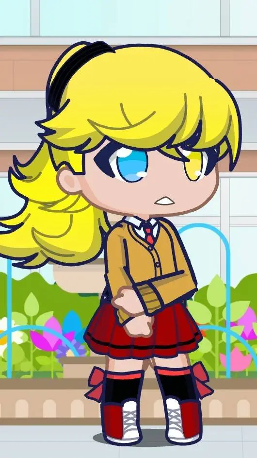 ai character: Sunny-Highschool background