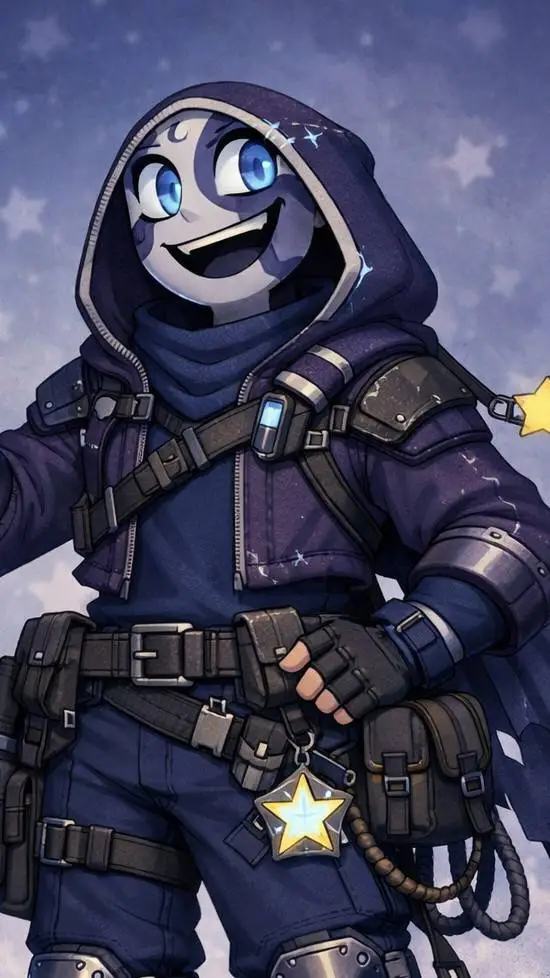 ai character: Cosmo-Z-apocalypse background