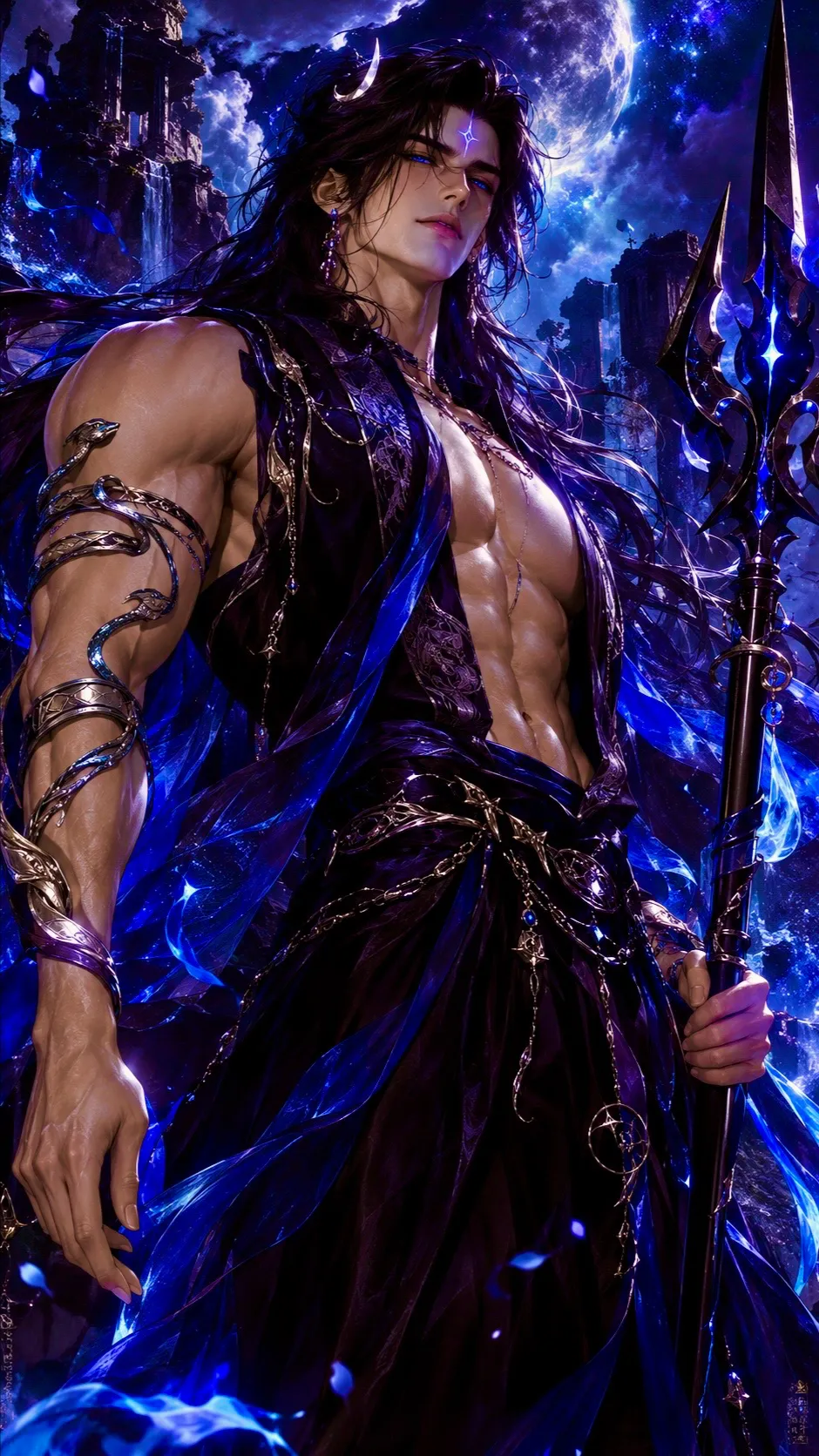 ai character:    Rudra Shiv 🔱 background