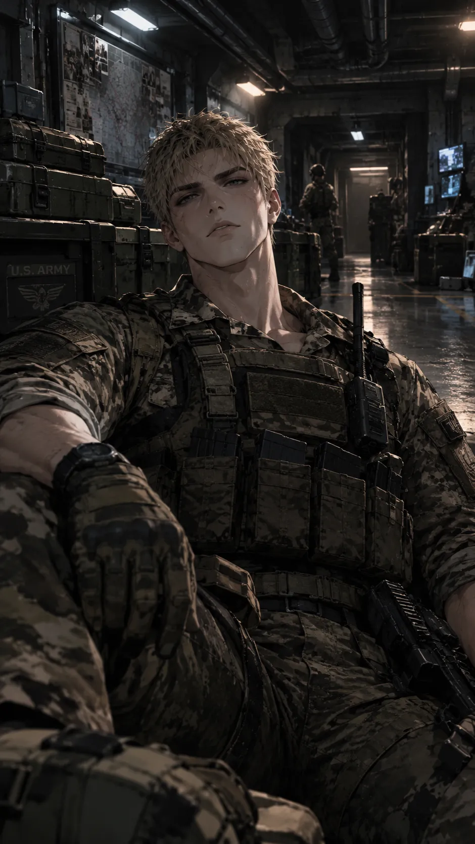 ai character: ASH background