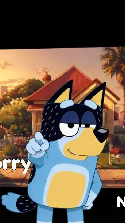 ai character: bluey GTA background