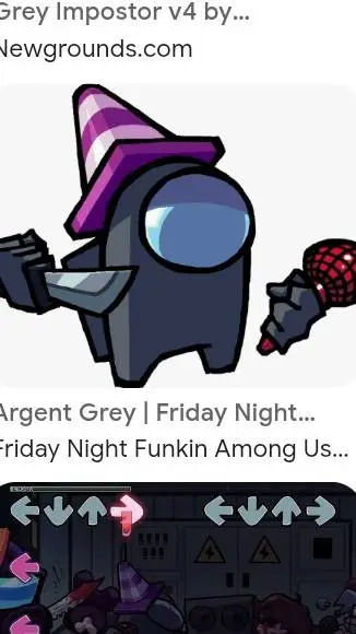ai character: grey imposter  background