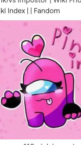 ai character: pink imposter background