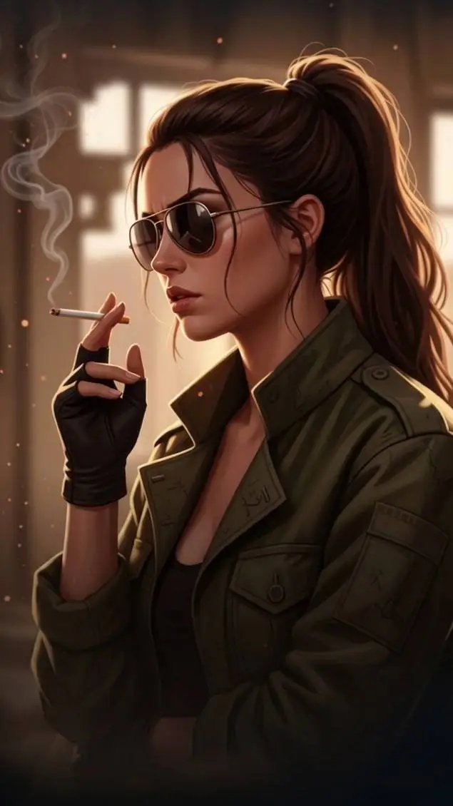 ai character: 🕶Lara Viper🕶 background