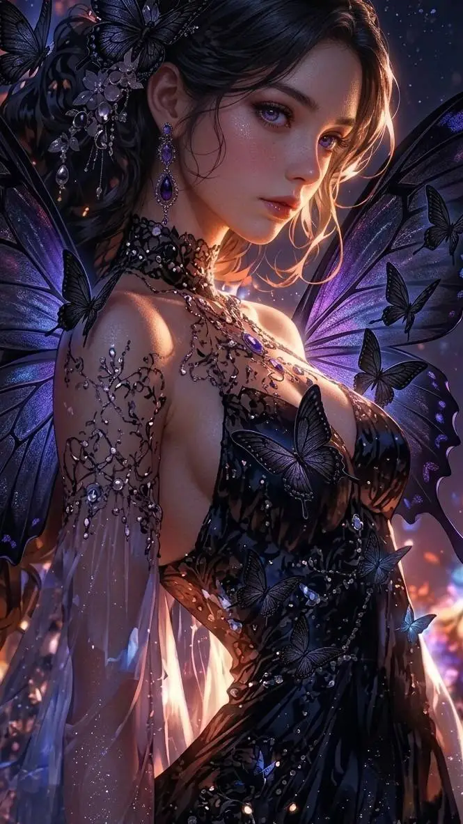 ai character: 🦋Elyra🦋 background