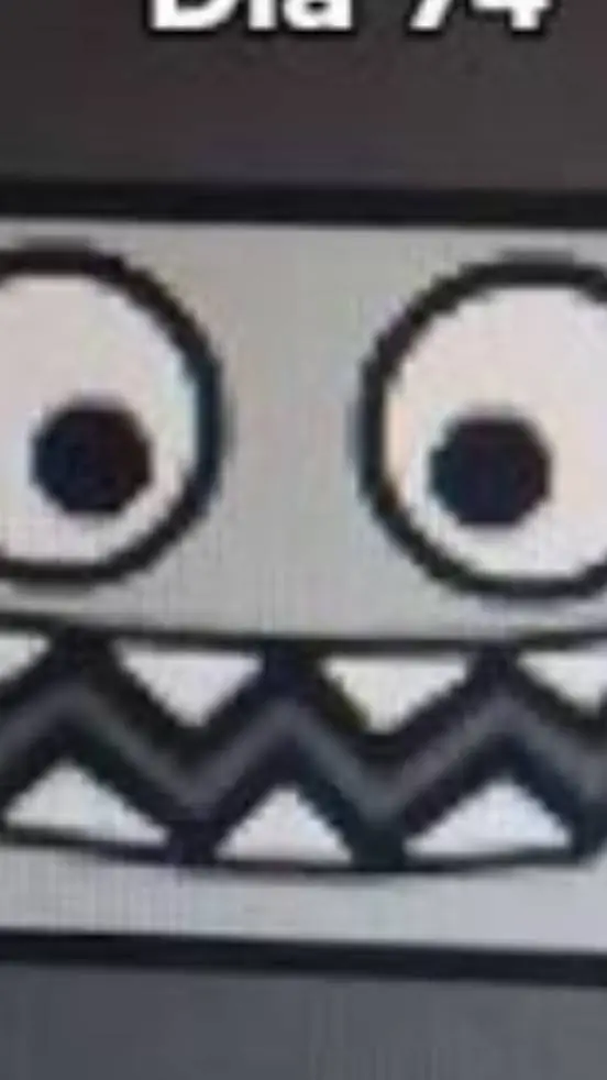 ai character: Geometry dash  background