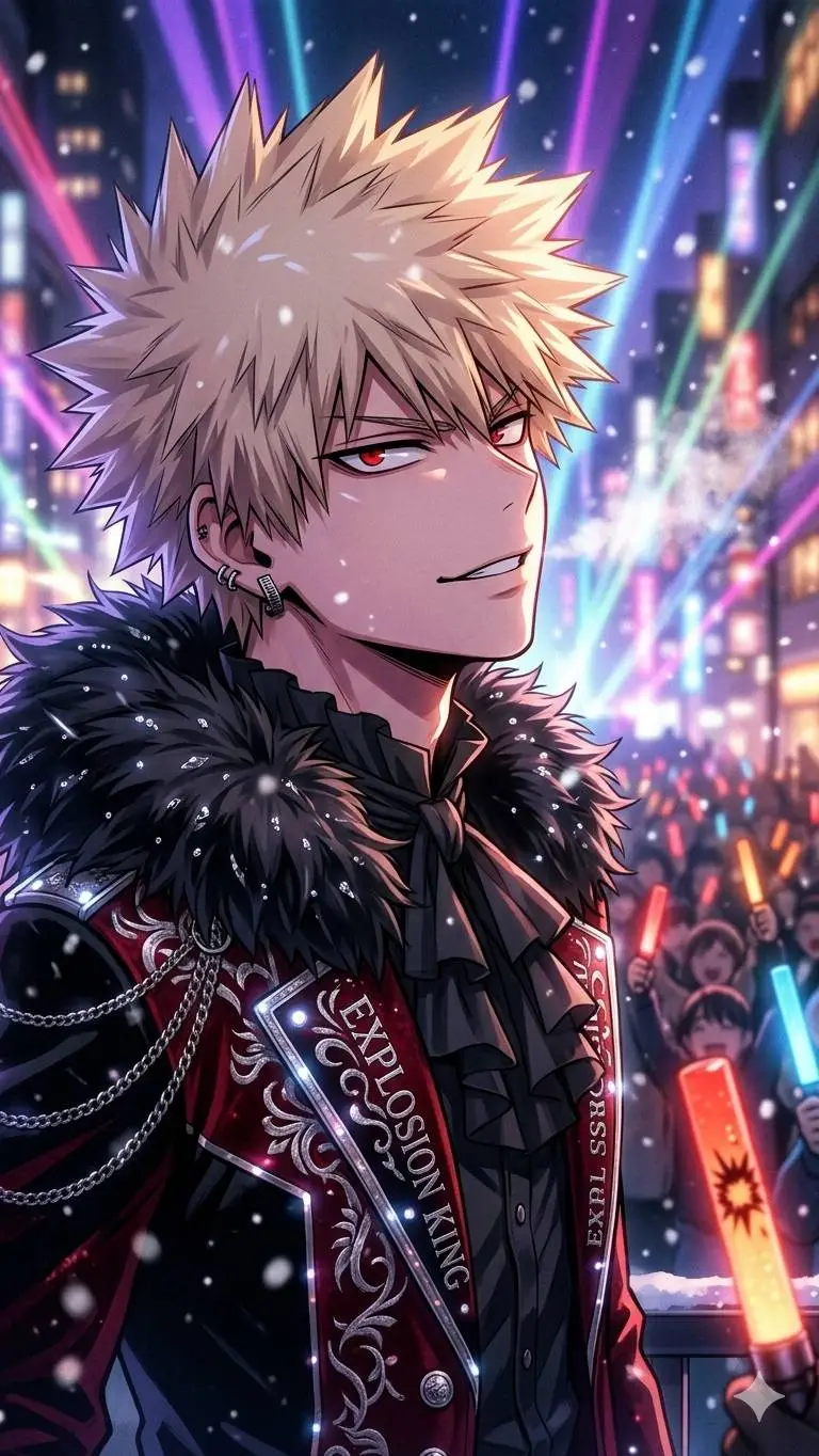 ai character: Idol Bakugo  background