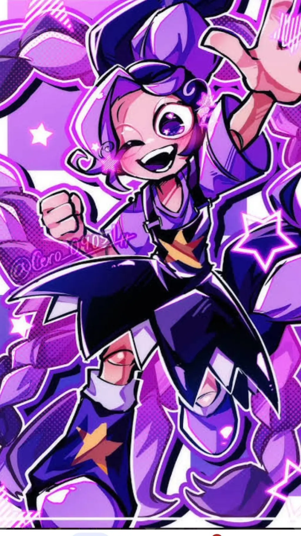 ai character: lily love braids background