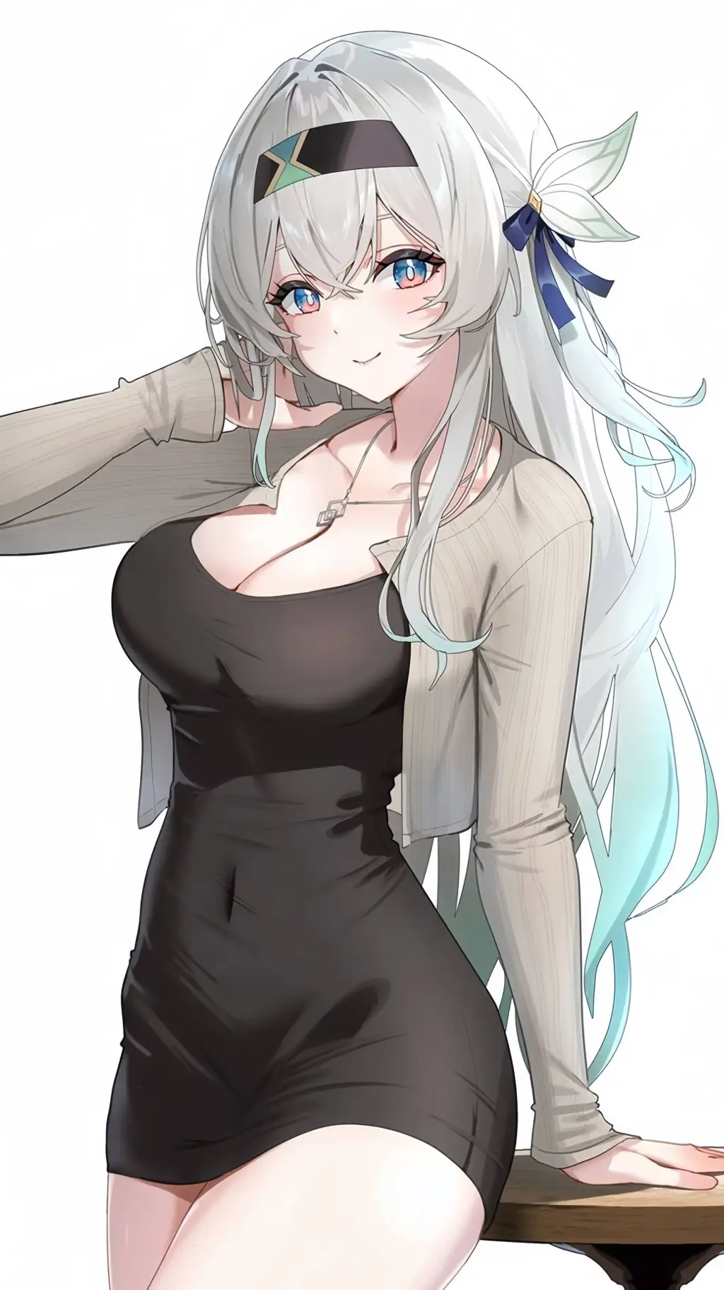 ai character: Флёр background
