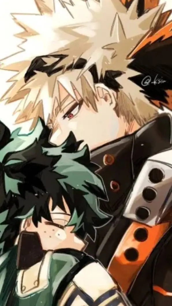ai character: BAKUDEKU🧡💚 background