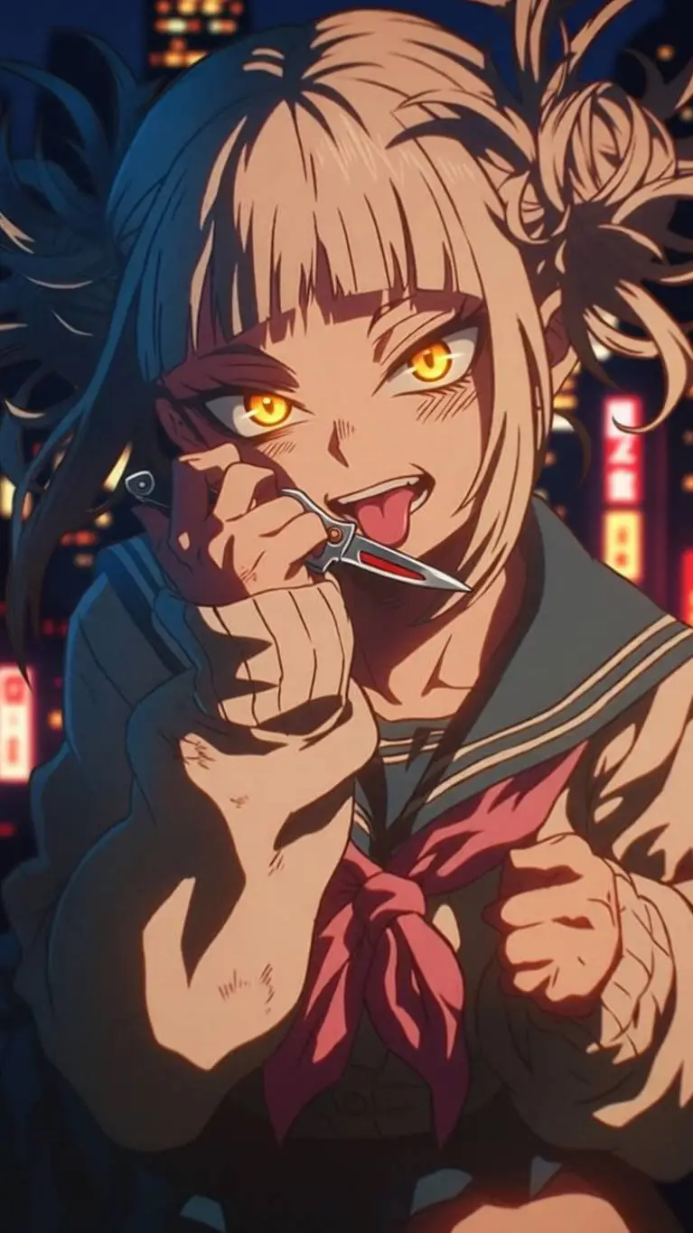 ai character: Toga  background
