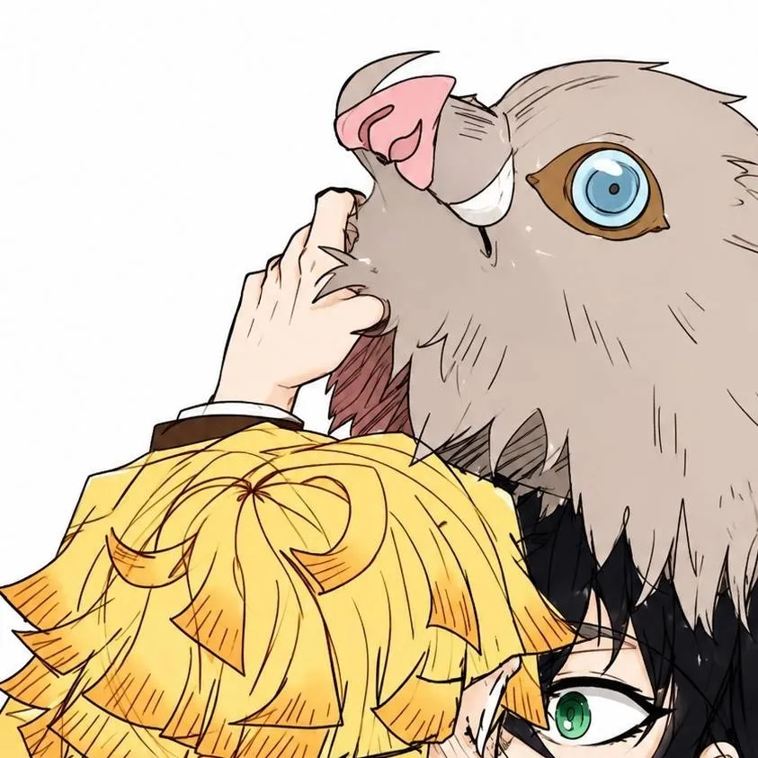 chat with ai character: inosuke X zenitsu