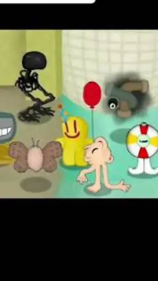 ai character: liminal backrooms background