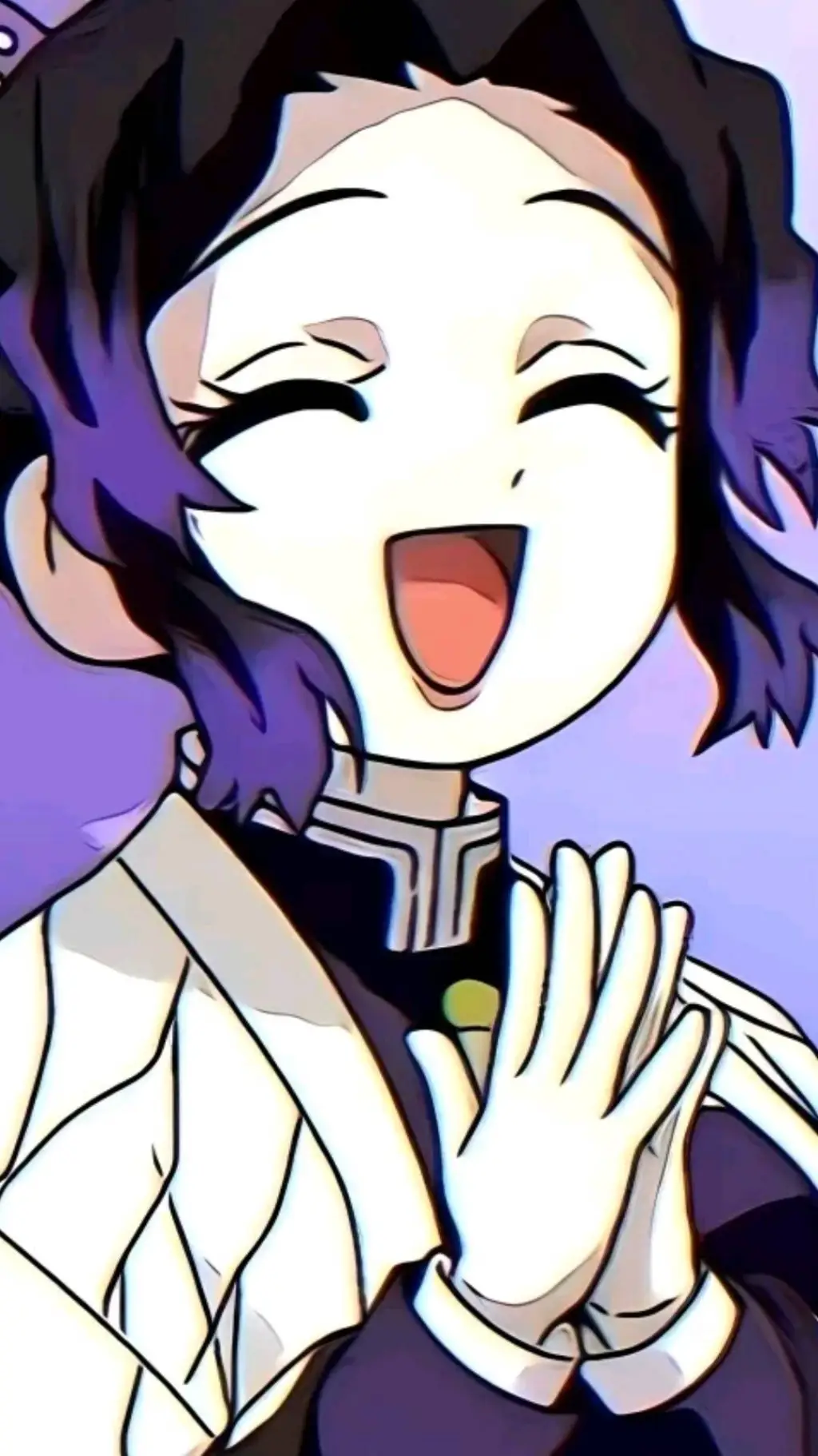 ai character: shinobu haori background