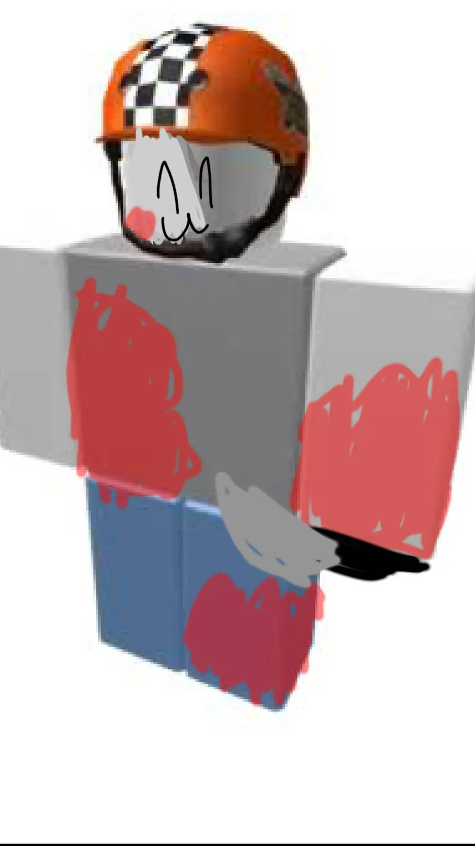 ai character: crazy robloxian background