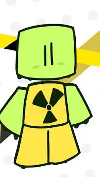 ai character: radioactive background