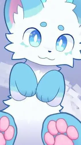 ai character: eevee  background