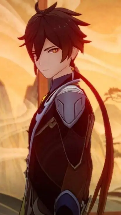 ai character: ♡zhongli♡ background
