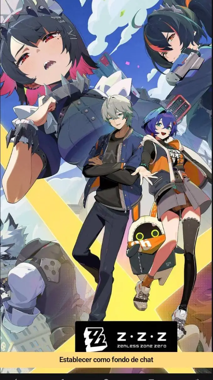 ai character: escuela zenleszone background
