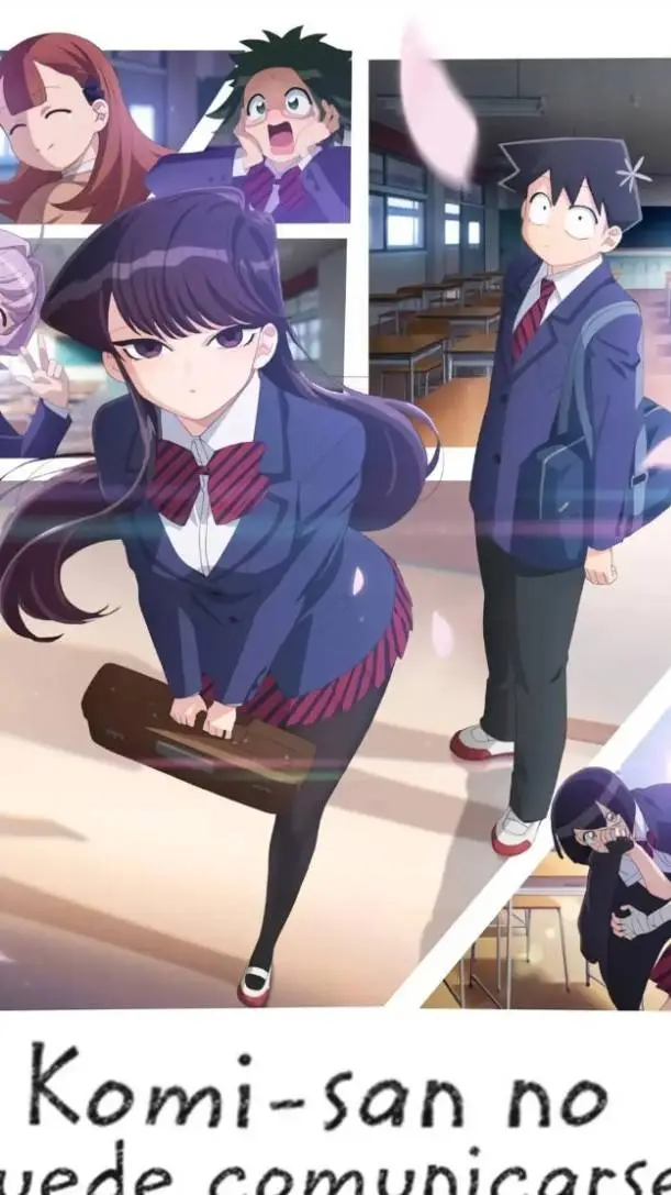 ai character: komi can't communi background