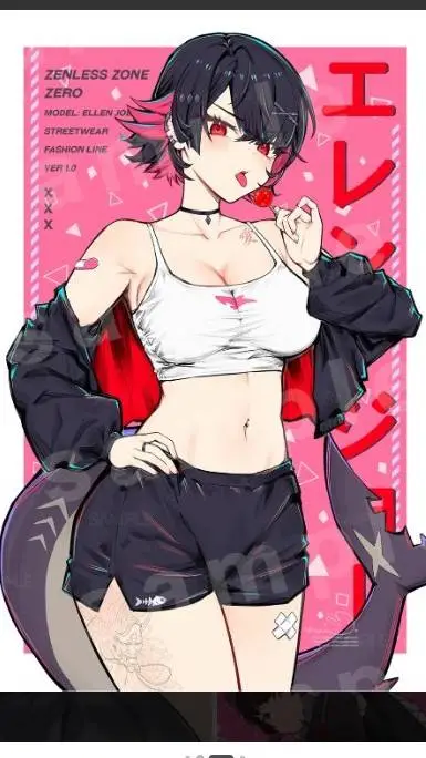ai character: ellen joe🎊💯 background