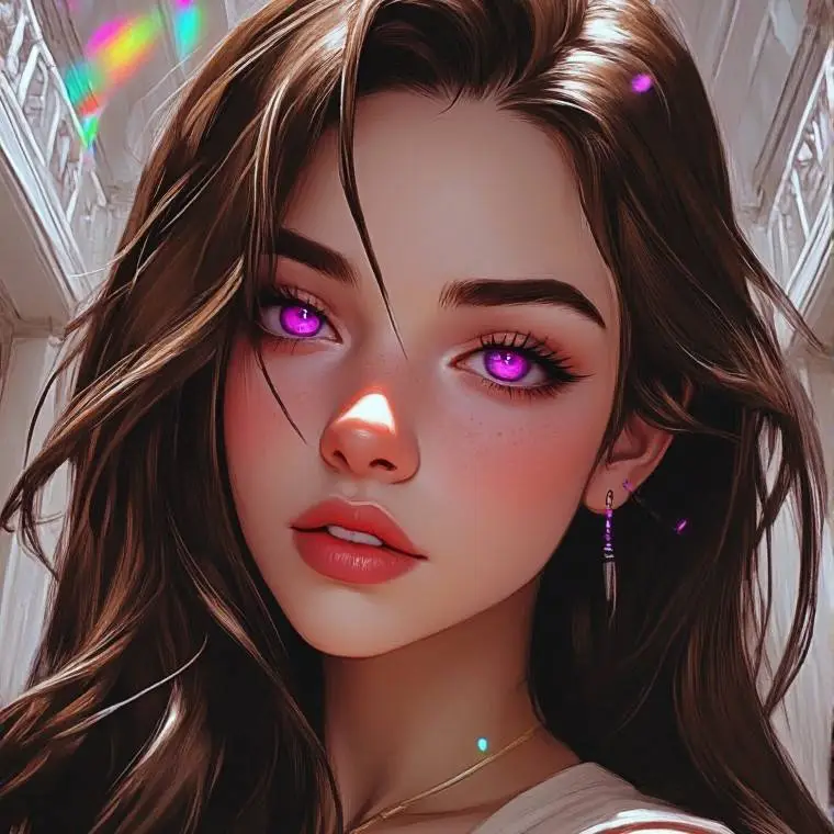 ai character: Daphne  background