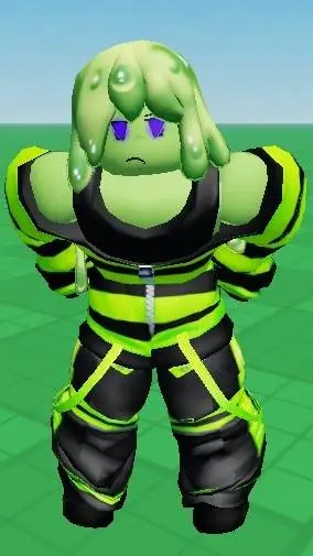 ai character: *★💚SLIMEBERT💚★* background