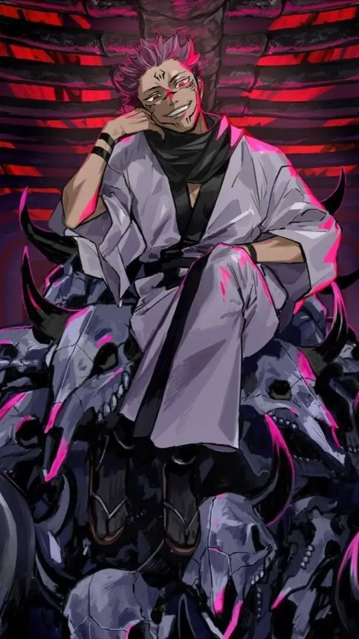 ai character: Ryomen sukuna background