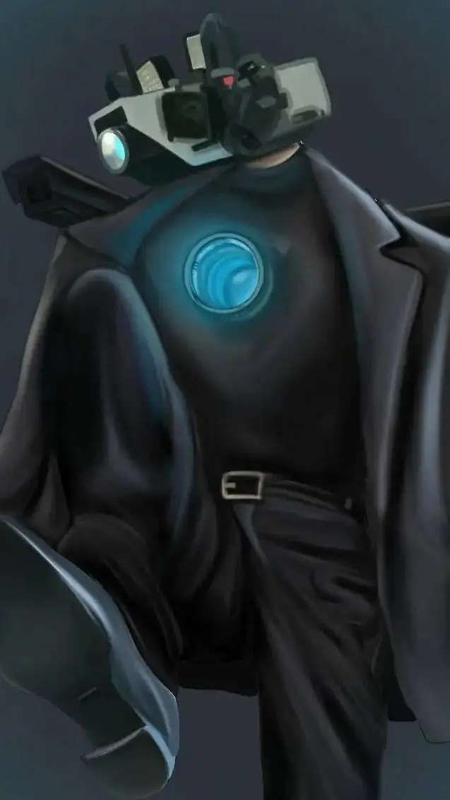 ai character: titan cameraman background