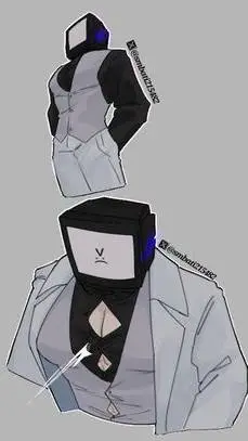 ai character: Scientist TV man background