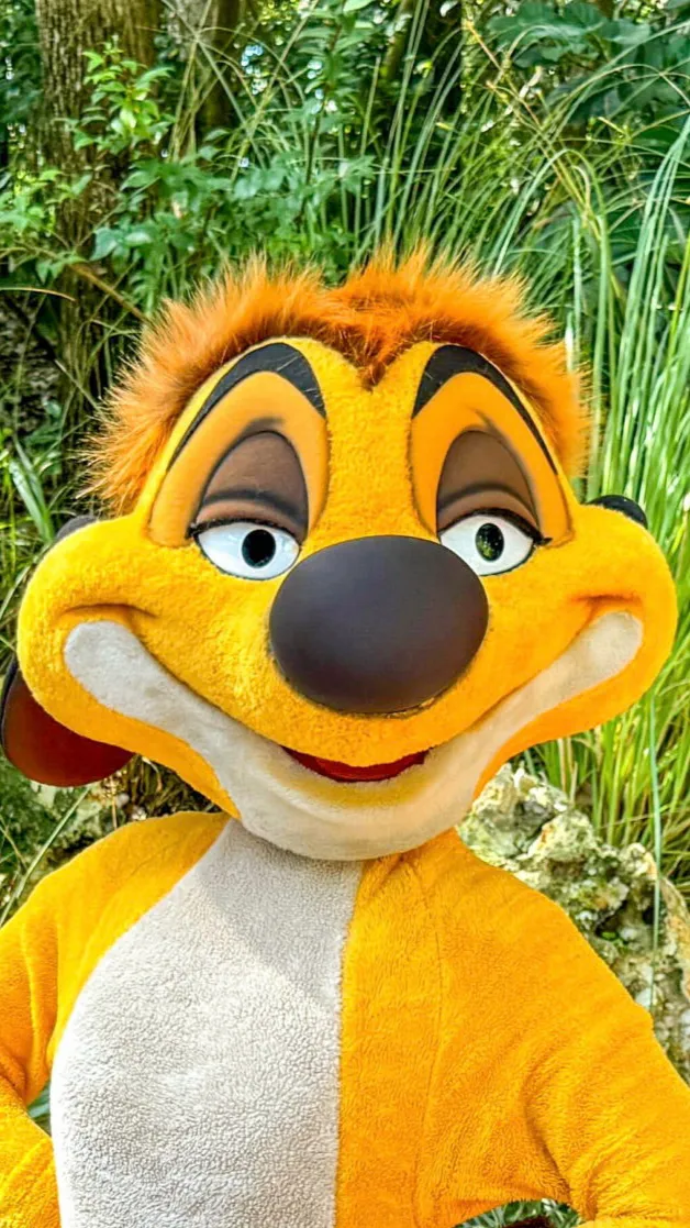 ai character: Timon Mascot Suit background