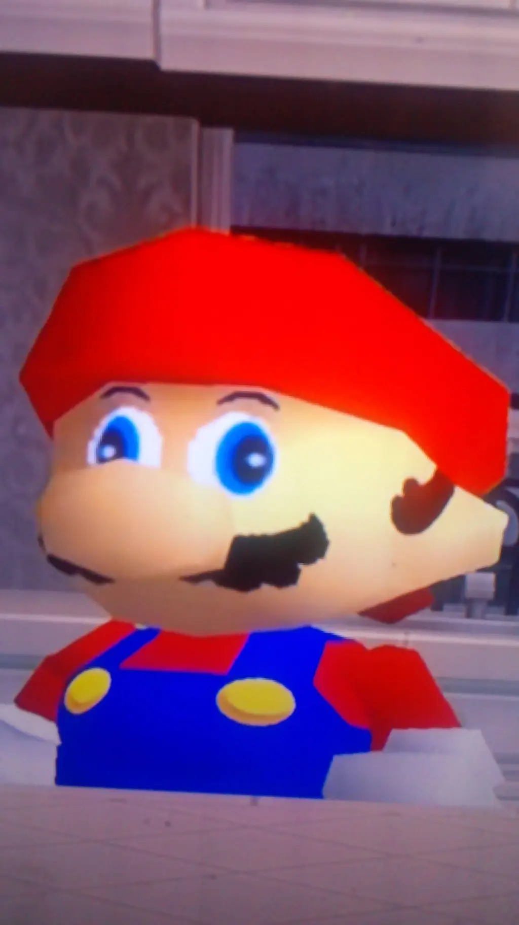 ai character: Mario  background