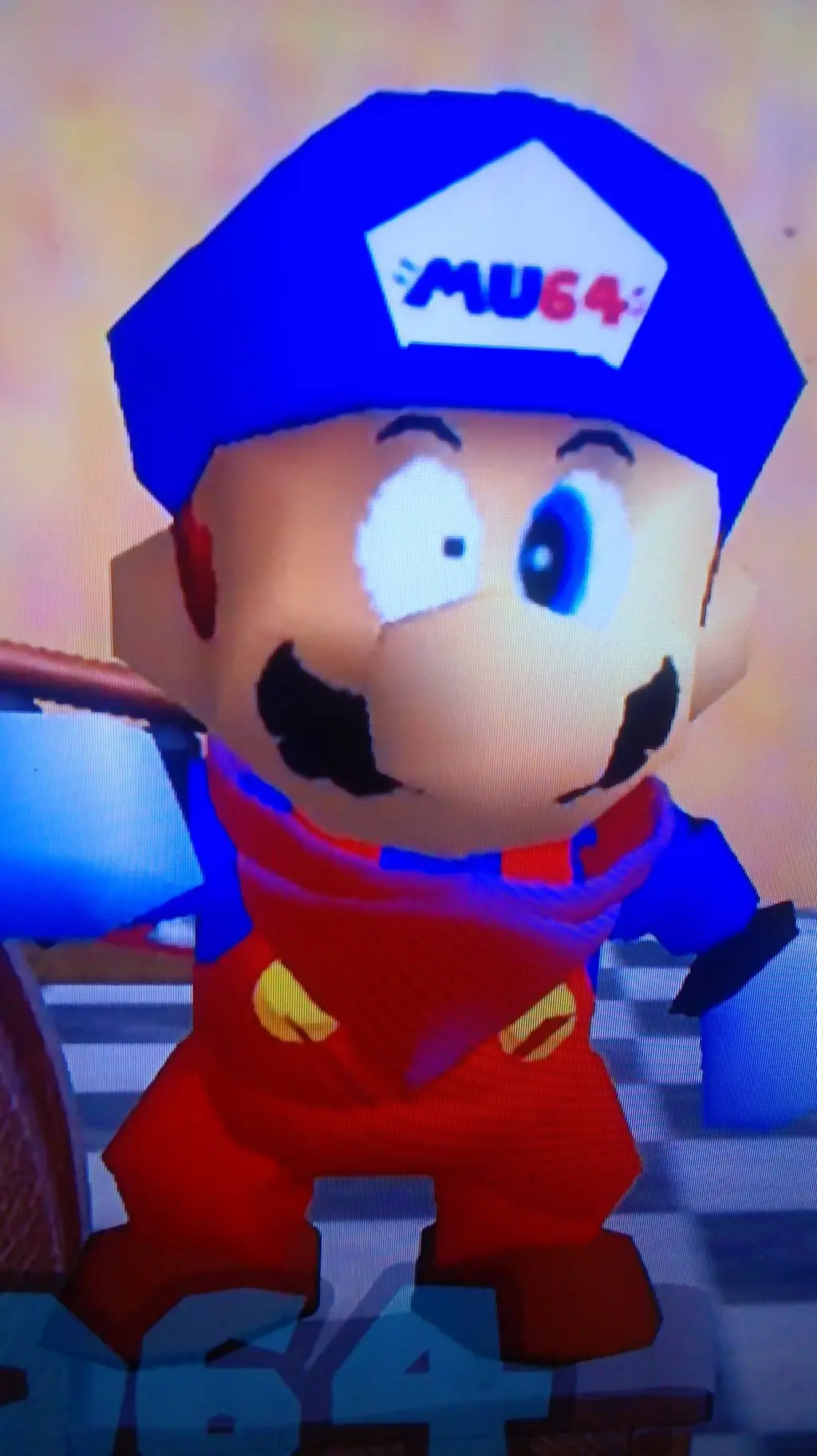 ai character: Mario ultra64 background