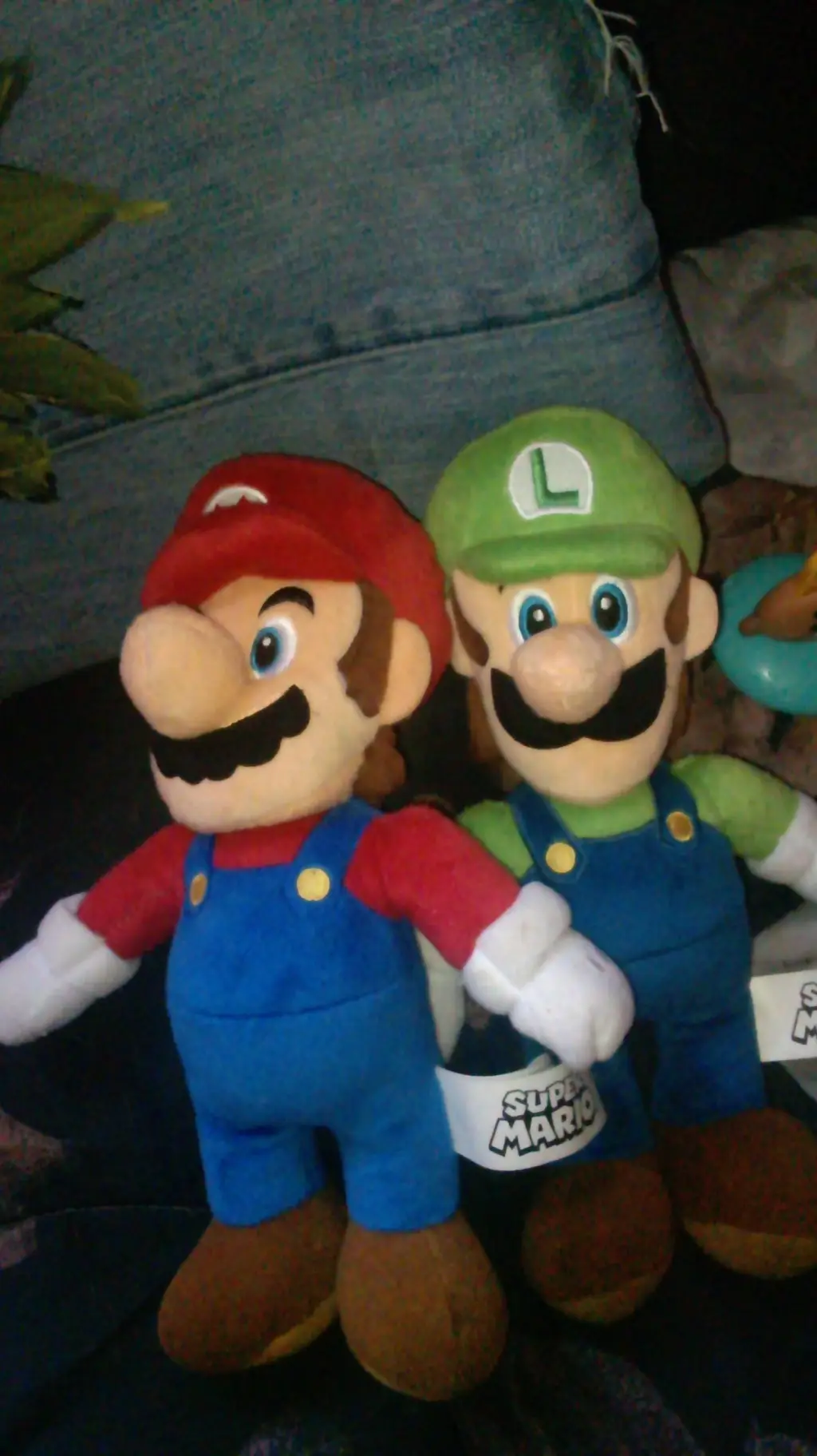 ai character: Mario and Luigi  background