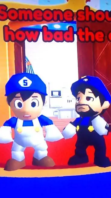 ai character: smg4 hotel background