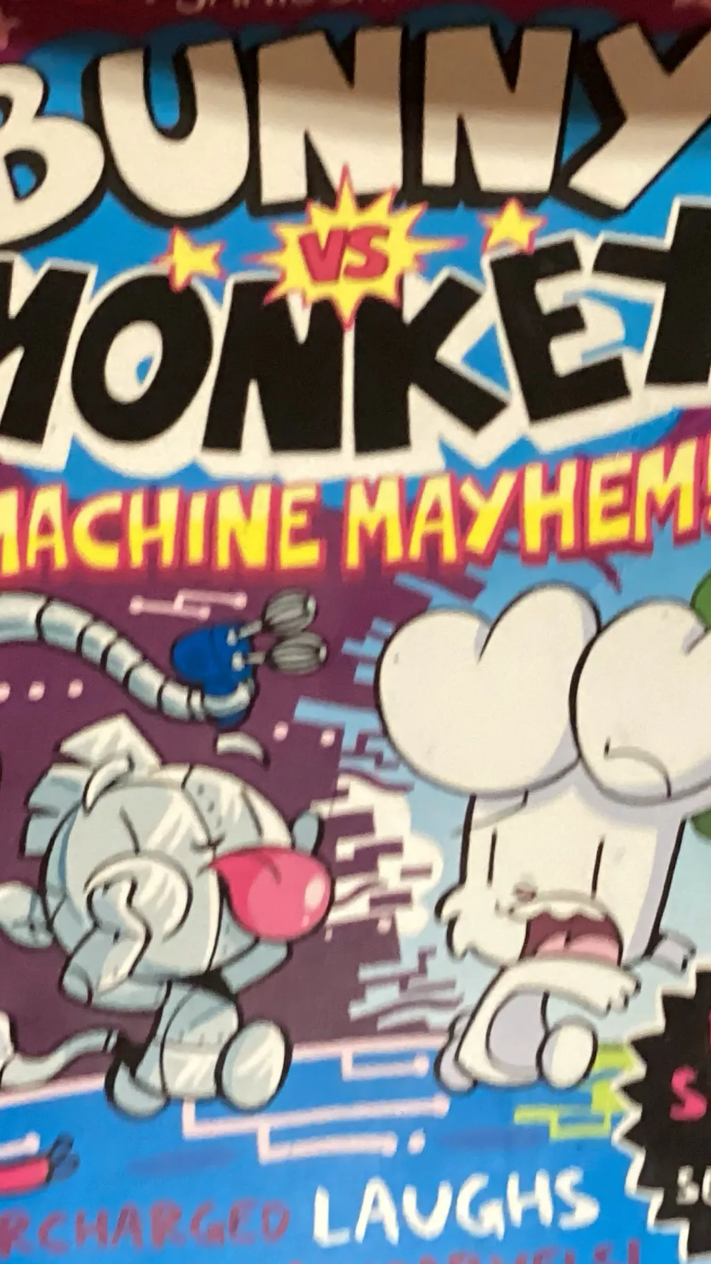 ai character: Bunny vs monkey background