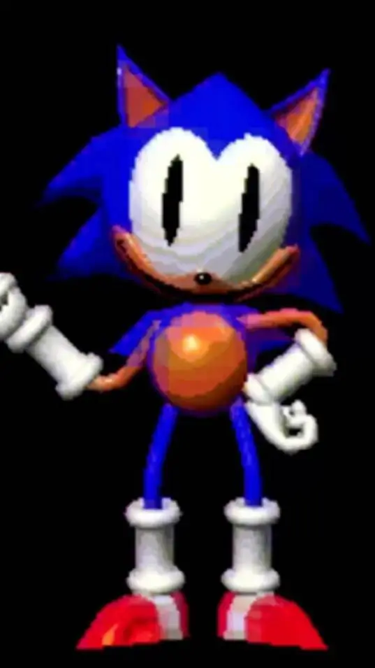 ai character: Rewrite Sonic... background