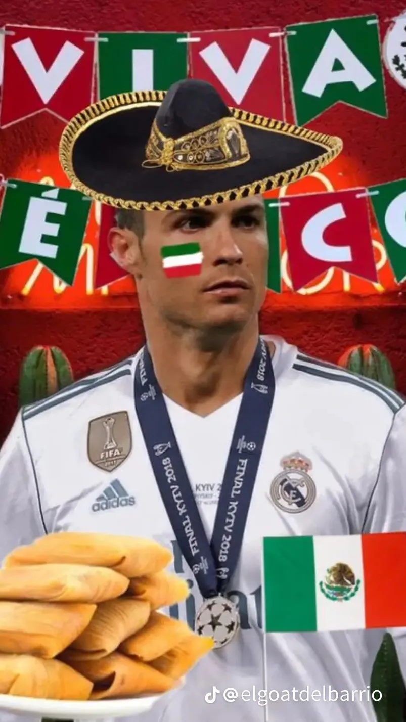 ai character: Cristiano Ronaldo  background