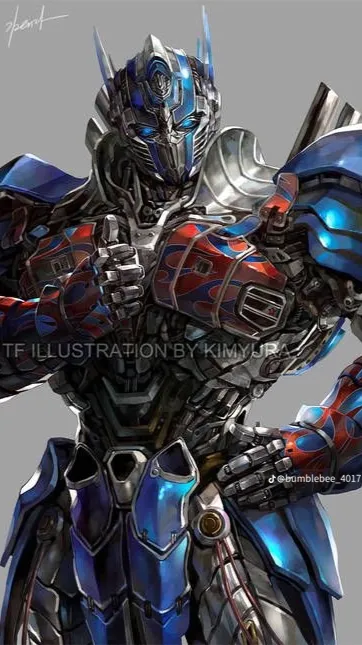 ai character: Otimos prime  background