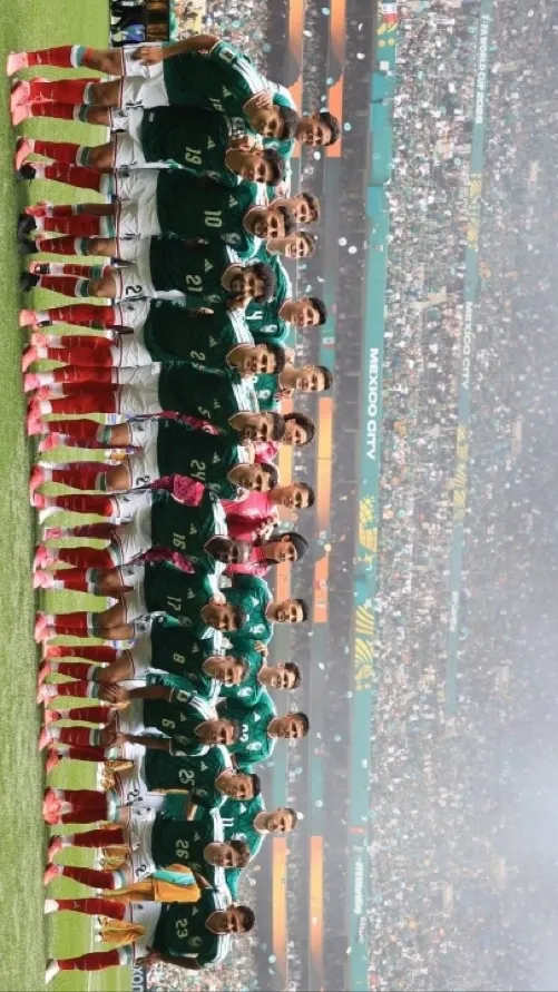 ai character: Selección mexican background