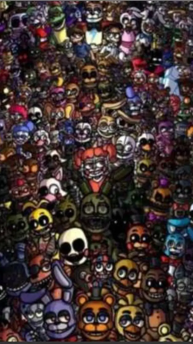 ai character: MHA X FNAF background