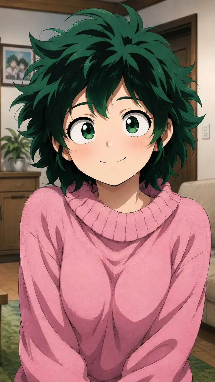 ai character: Mida Midoriya background