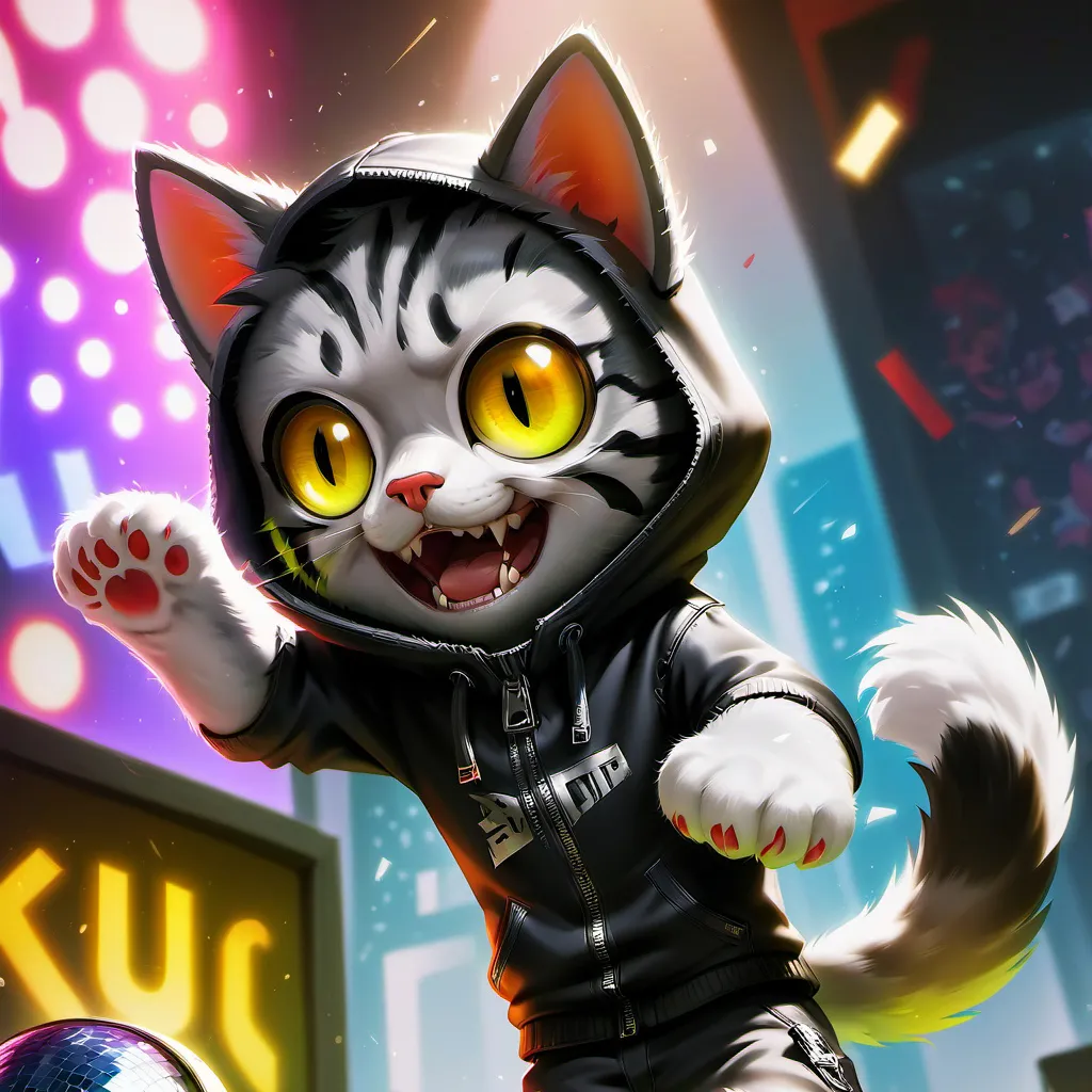 chat with ai character: Metal cat