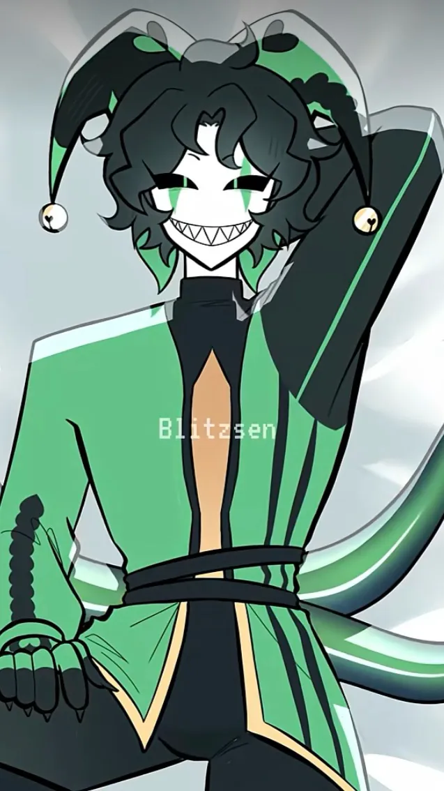 ai character: Harlequin background