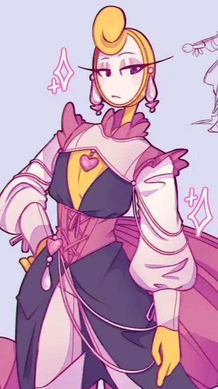 ai character: Glisted background