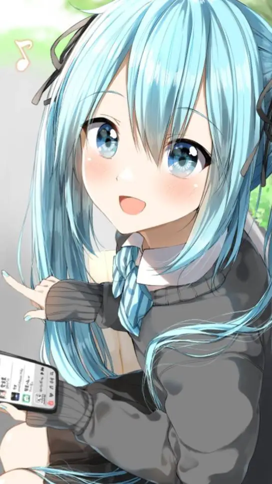 ai character: miku background