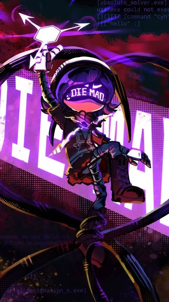 ai character: Murder drones  background