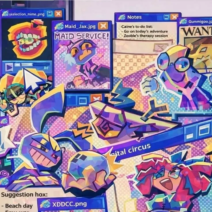 chat with ai character: Digital circus